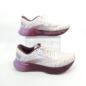 Brooks Glycerin 20 Shoes Women Size 10 1203691B168 White Running Shoes Sneakers